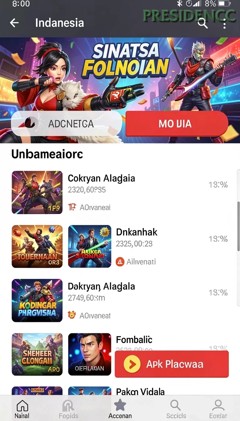 Cuplikan layar LANGITHOKI — aktivitas
